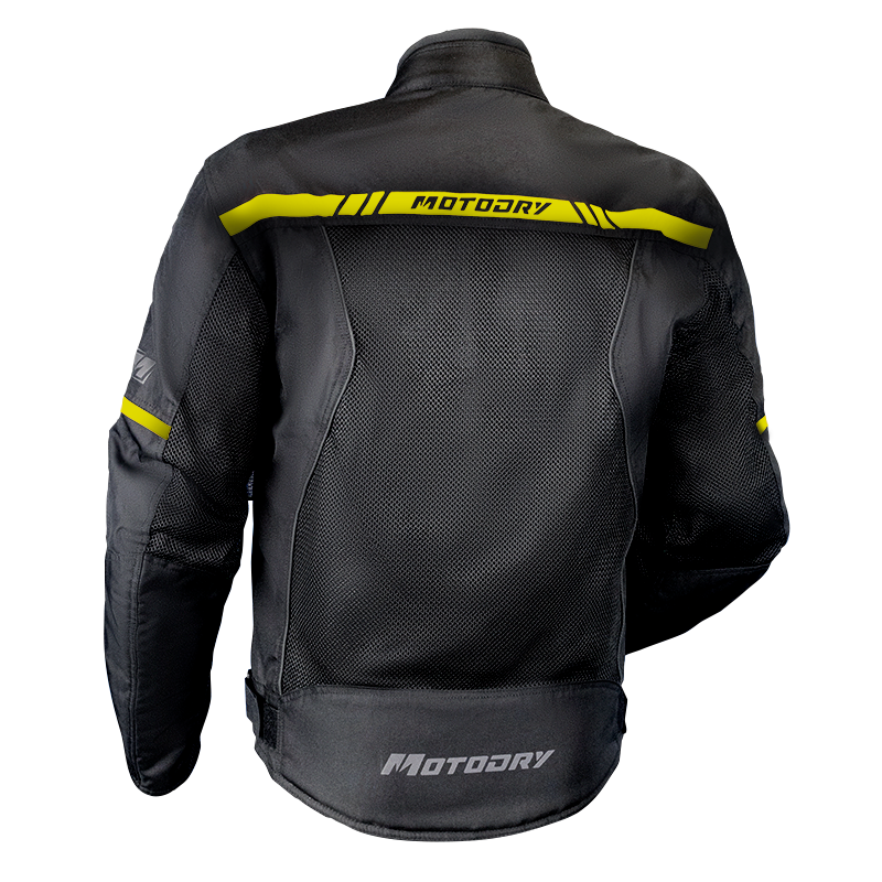 MotoDry Summer-Vent Black/Hi-Viz Textile Jacket