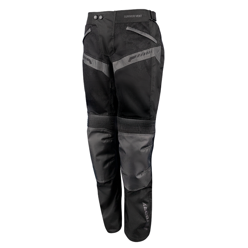 MotoDry Summer-Vent Black Textile Pants