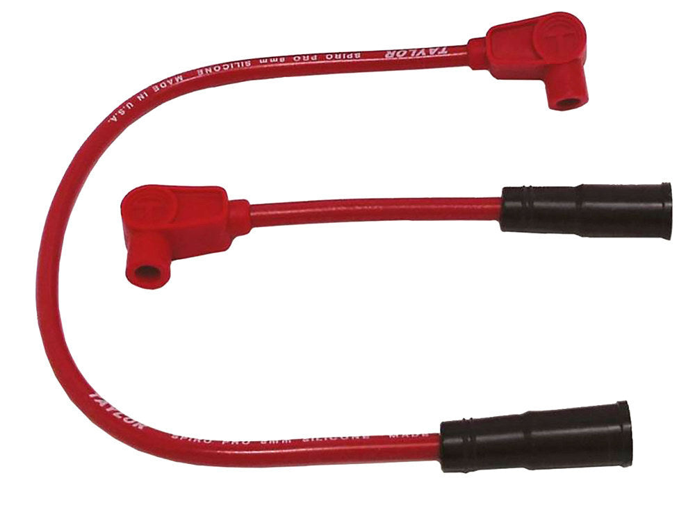 Taylor Cable Products TAY-10231 8mm Spark Plug Wire Set Red for Softail 00-17/Dyna 99-17