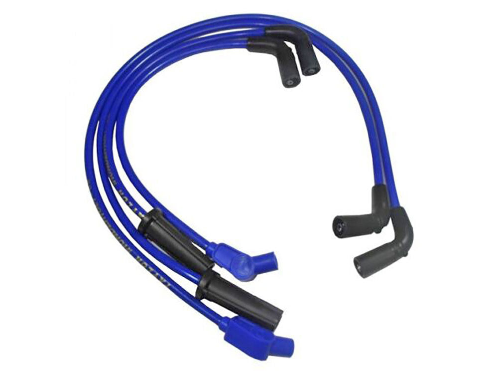 Taylor Cable Products TAY-10668 8mm Spark Plug Wire Set Blue for Touring 17-Up