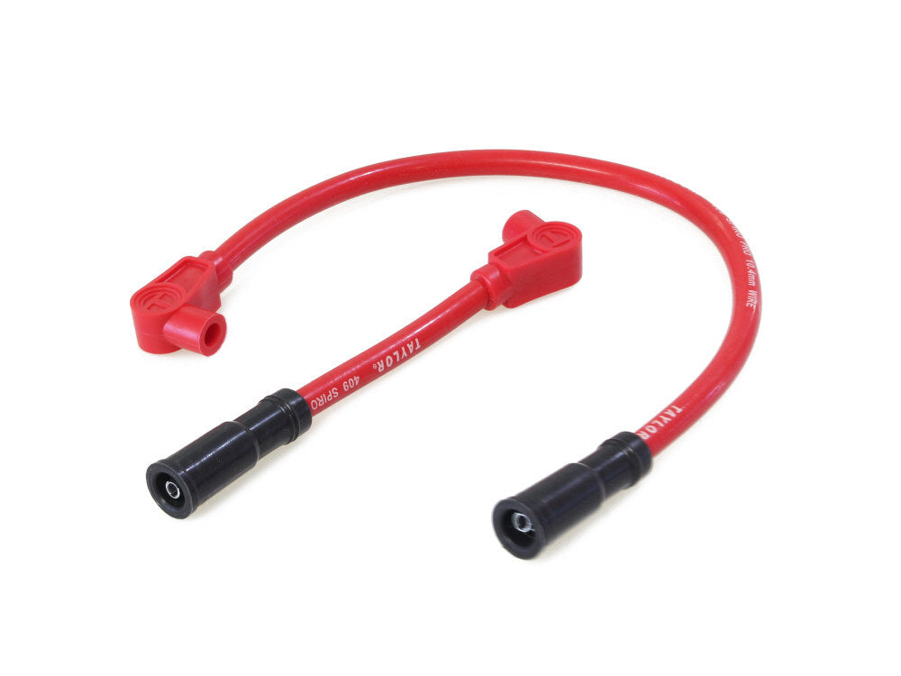 Taylor Cable Products TAY-13231 10.4mm Spark Plug Wire Set Red for Softail 00-17/Dyna 99-17