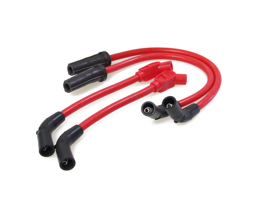 Taylor Cable Products TAY-13237 10.4mm Spark Plug Wire Set Red for Softail 18-Up