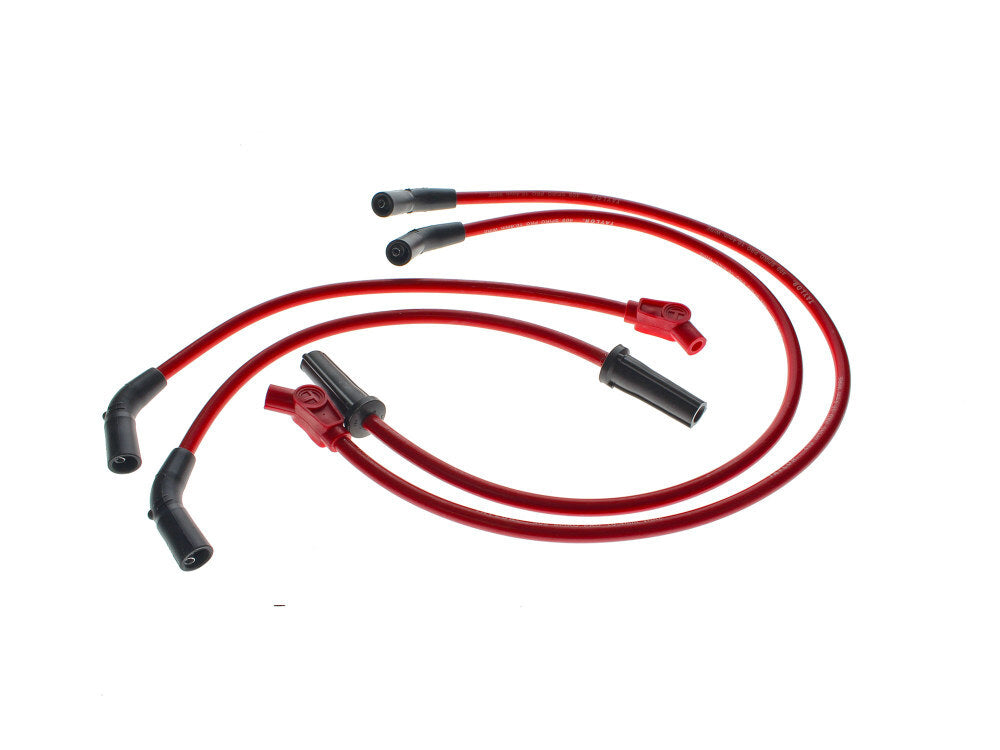 Taylor Cable Products TAY-13268 10.4mm Spark Plug Wire Set Red for Touring 17-Up