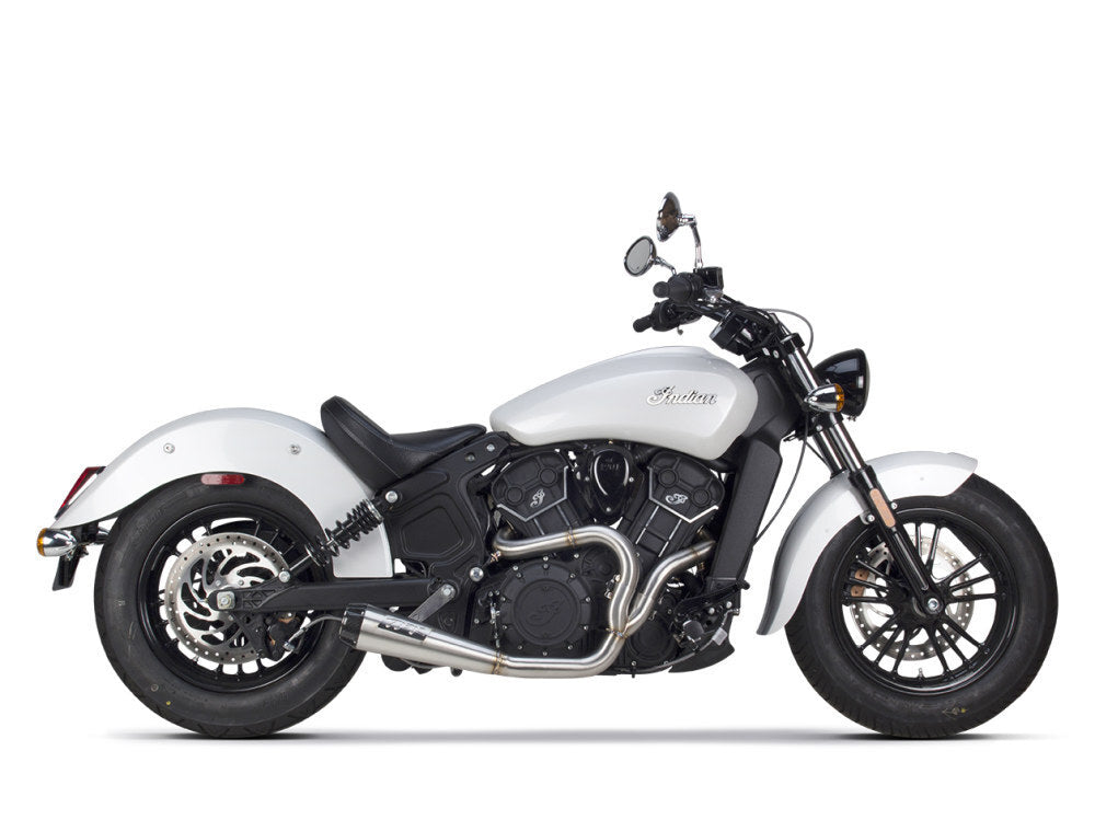 Two Brothers Racing TBR-005-4610199 Comp-S 2-1 Exhaust System Stainless Steel w/Carbon Fiber End Cap for Indian Scout 17-Up/Victory Octane 2017