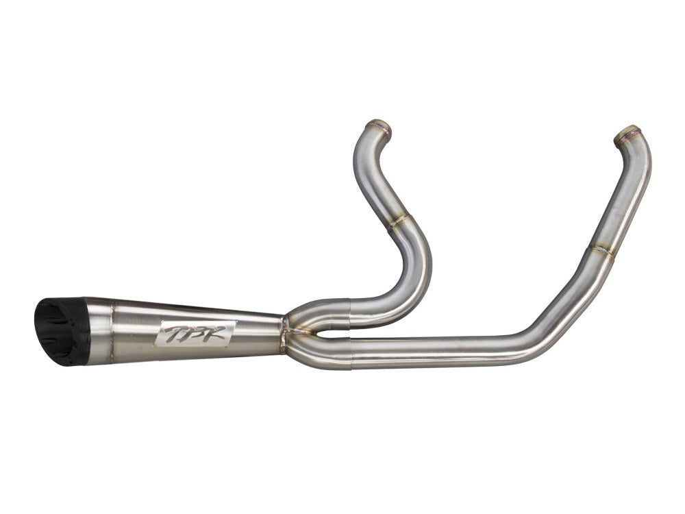 Two Brothers Racing TBR-005-4870199 Shorty Turnout 2-1 Exhaust System Stainless Steel for Touring 17-Up