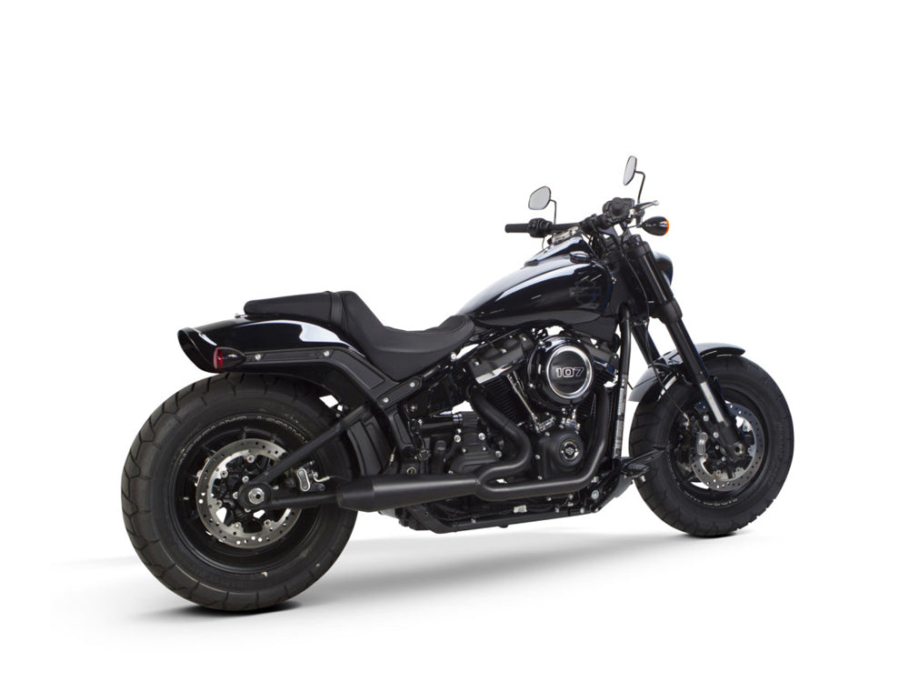 Two Brothers Racing TBR-005-4970199-BLK Megaphone Gen II 2-1 Exhaust System Black for Softail 18-Up w/Non-240 Rear Tyre