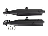 Two Brothers Racing TBR-005-5200499D-BLK 4" Slip-On Mufflers Black Cerakote for Honda Goldwing 18-Up