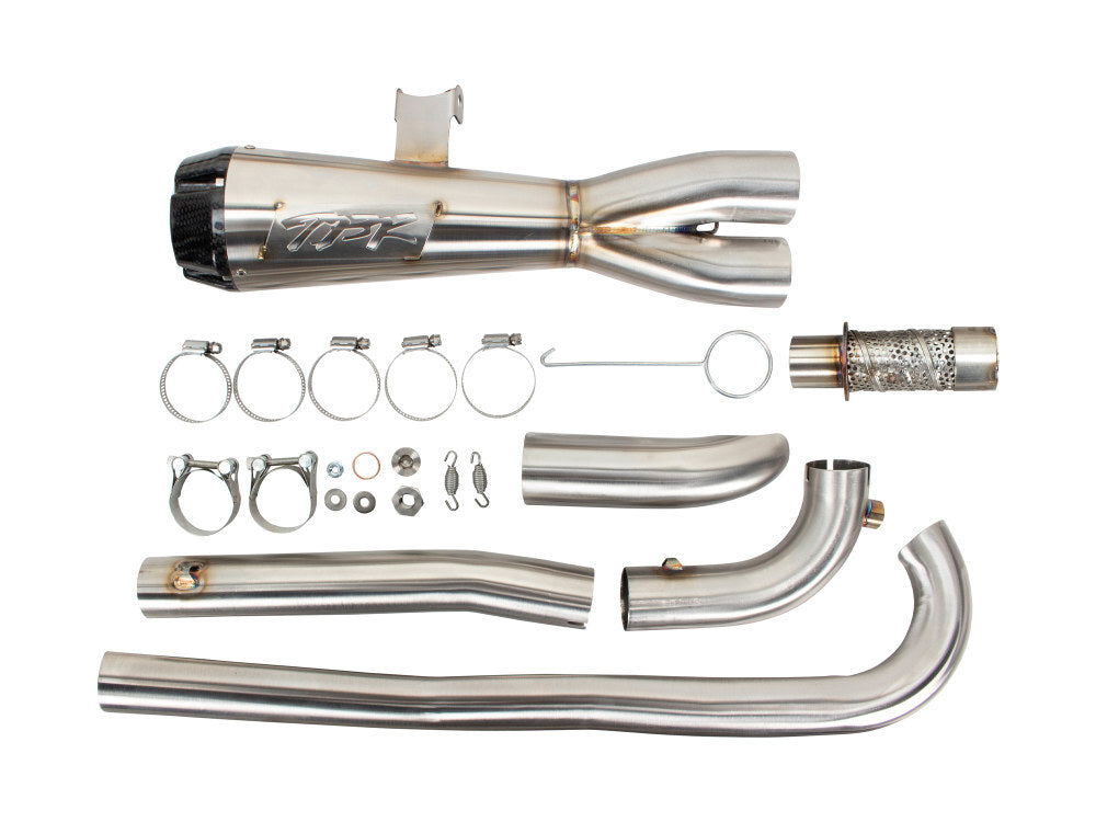 Two Brothers Racing TBR-005-5410199 Comp-S 2-1 Exhaust Stainless Steel w/Carbon Fiber End Cap for Sportster S 21-Up