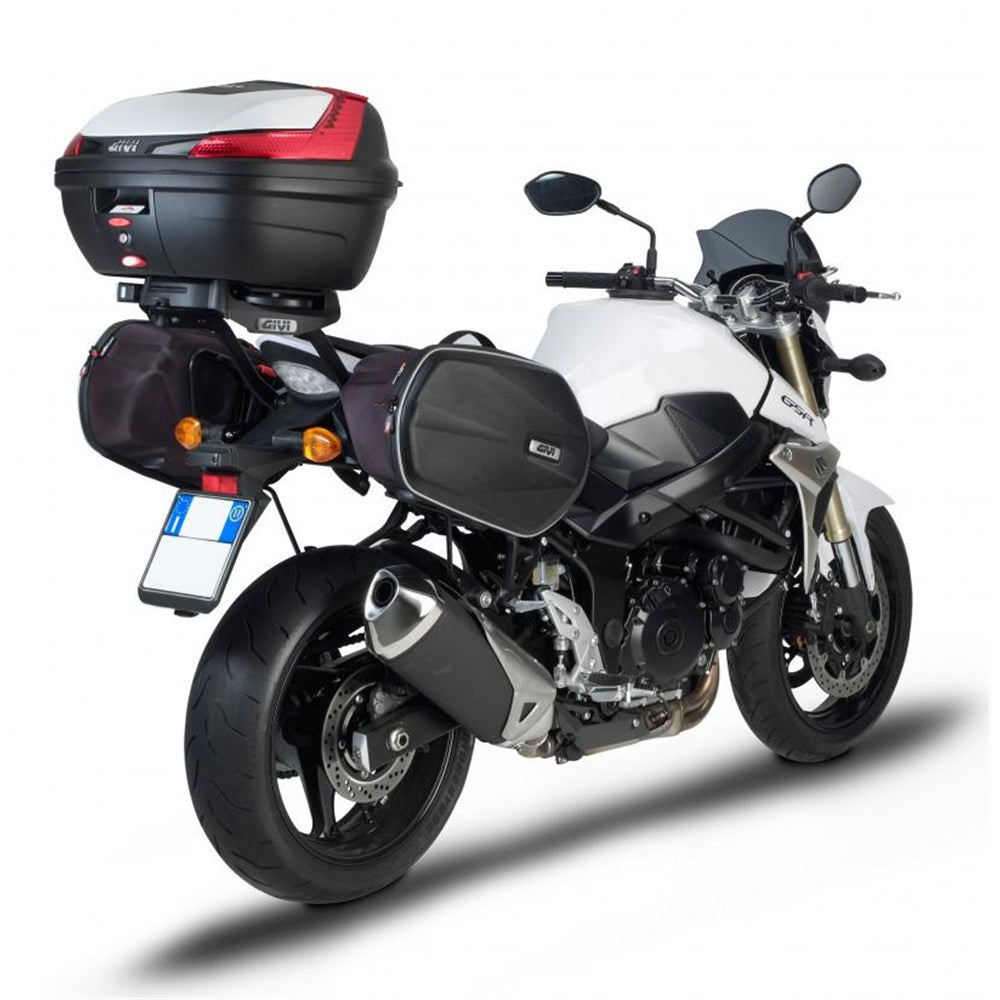 Givi TE3100 Saddlebag Holder for Suzuki GSR 750 11-14 w/ST609 Sport-T Easylock Side Bags