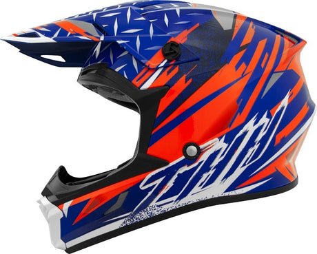 THH T710X Assault Blue/Orange Helmet - EasyR
