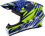 THH T710X Assault Matte Blue/Yellow Helmet