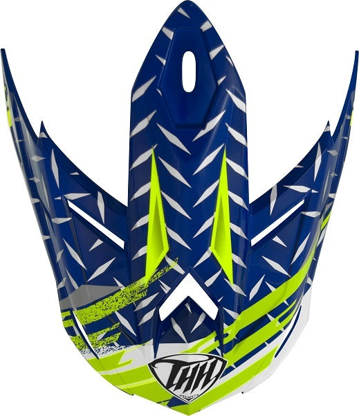 THH T710X Assault Matte Blue/Yellow Youth Helmet