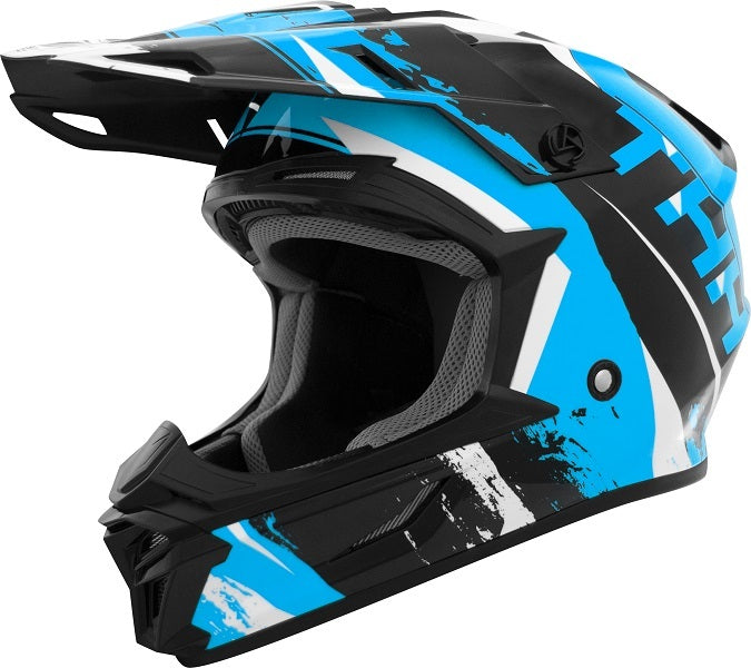 THH T710X Rage Black/Blue Helmet