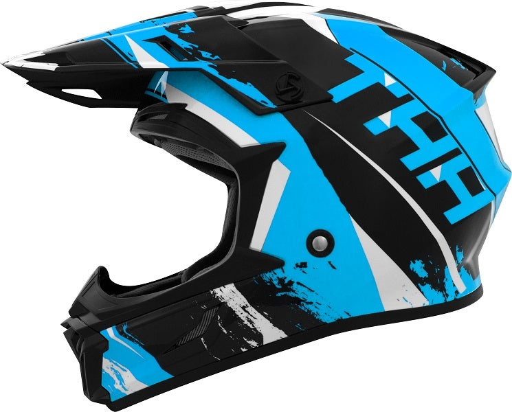 THH T710X Rage Black/Blue Helmet