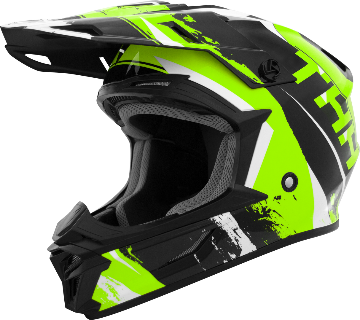 THH T710X Rage Black/Green Youth Helmet