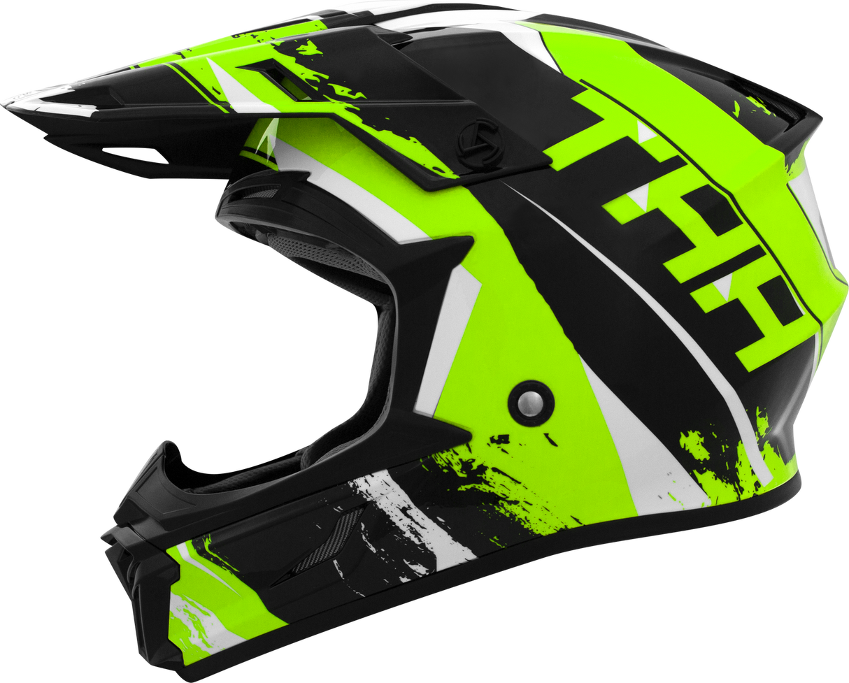 THH T710X Rage Black/Green Youth Helmet