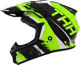 THH T710X Rage Black/Green Youth Helmet