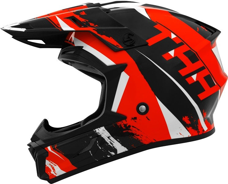 THH T710X Rage Black/Red Helmet