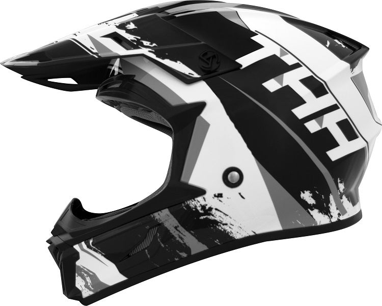 THH T710X Rage Black/White Helmet