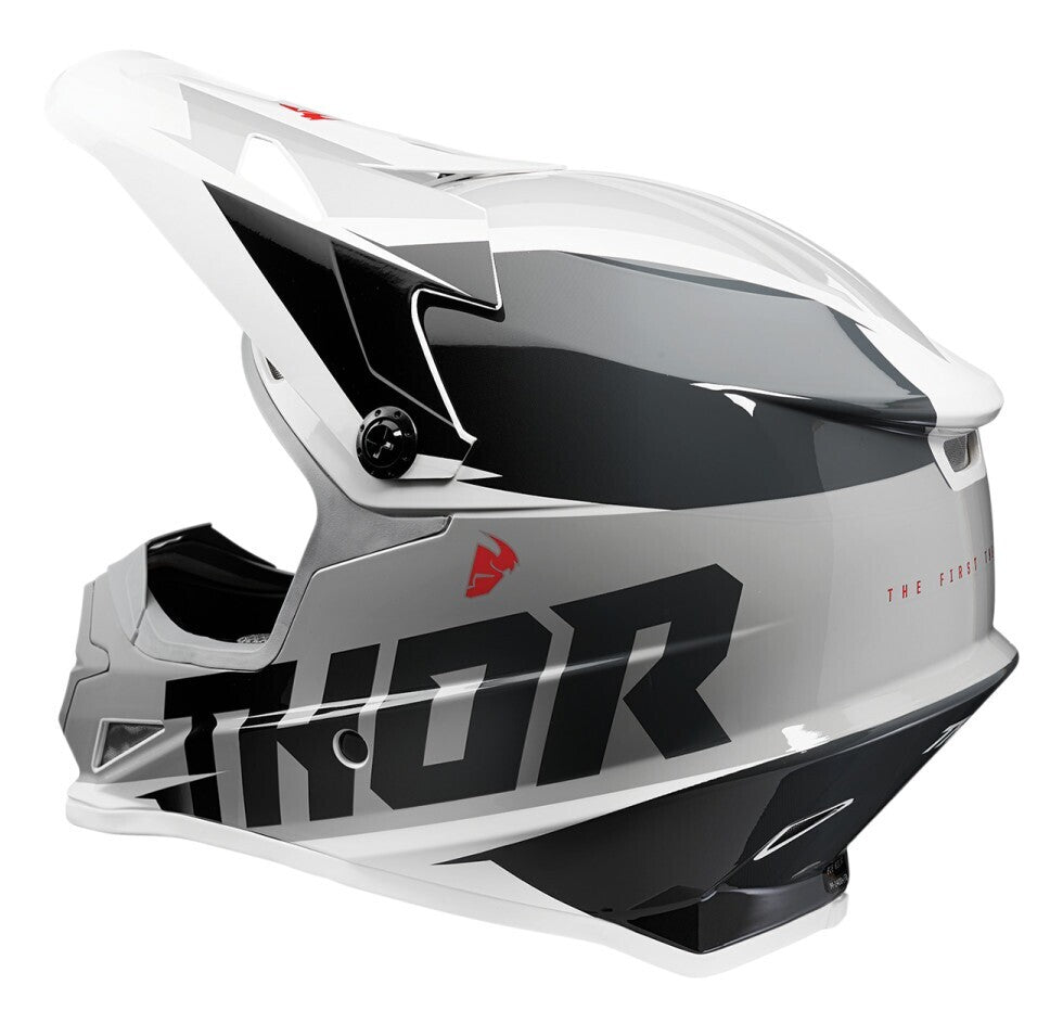 Thor 2023 Sector Fader Black/White Helmet