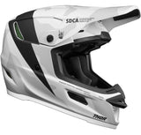 Thor 2024 Reflex Cast White/Black Helmet