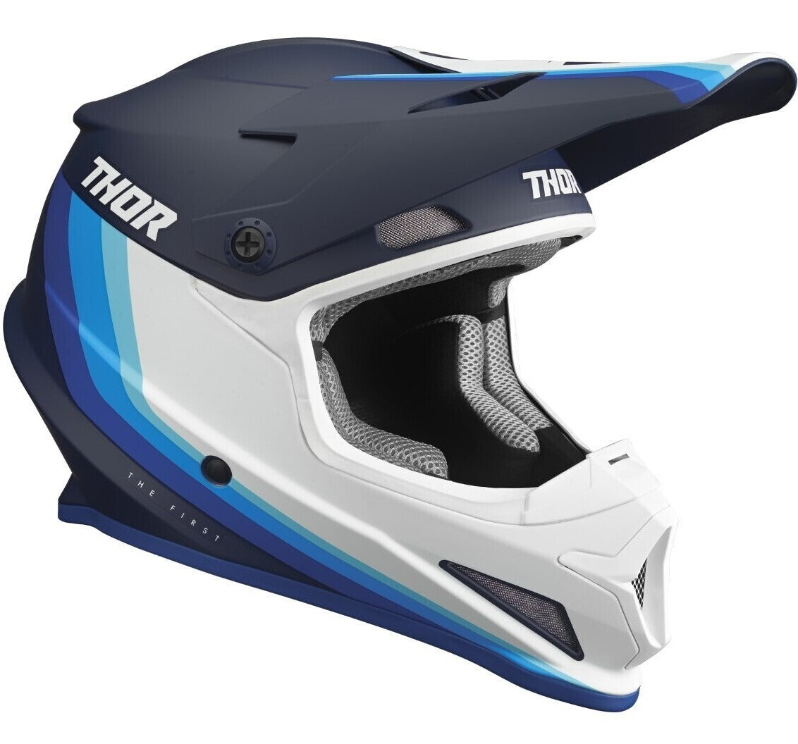 Thor 2023 Sector MIPS Runner Navy/White Helmet