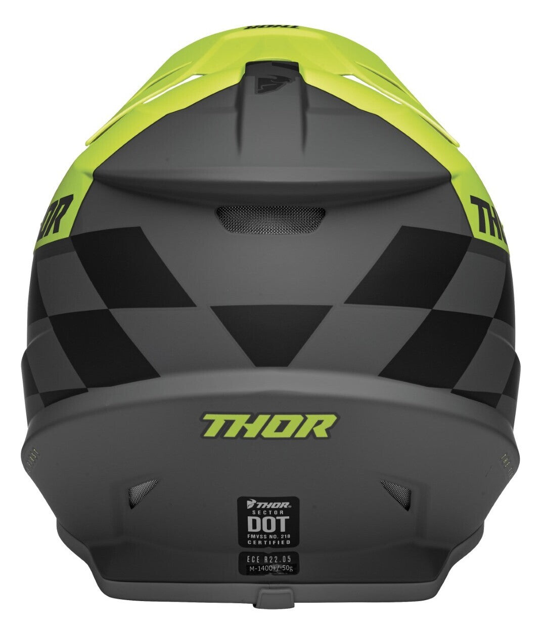 Thor 2023 Sector Birdrock Grey/Acid Helmet