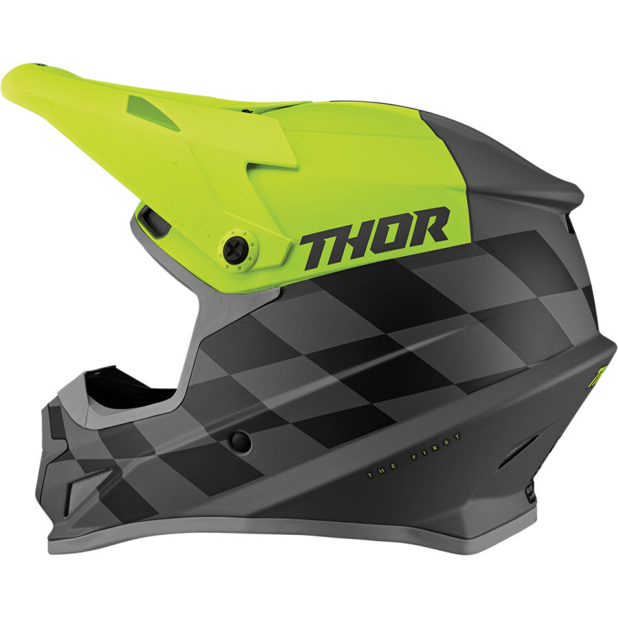 Thor 2023 Sector Birdrock Grey/Acid Helmet