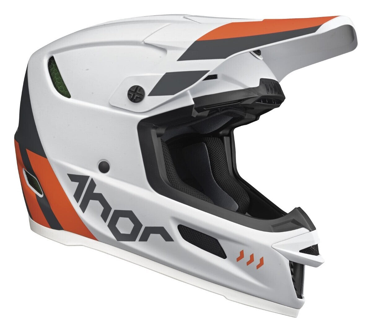 Thor 2024 Reflex Cube Grey/Orange Helmet