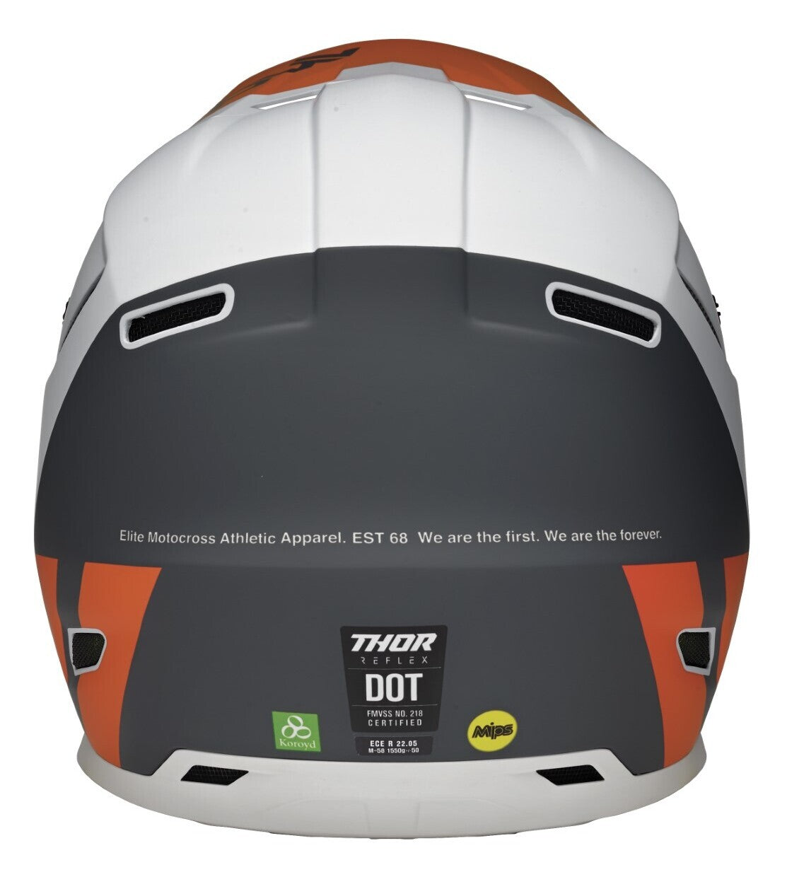 Thor 2024 Reflex Cube Grey/Orange Helmet