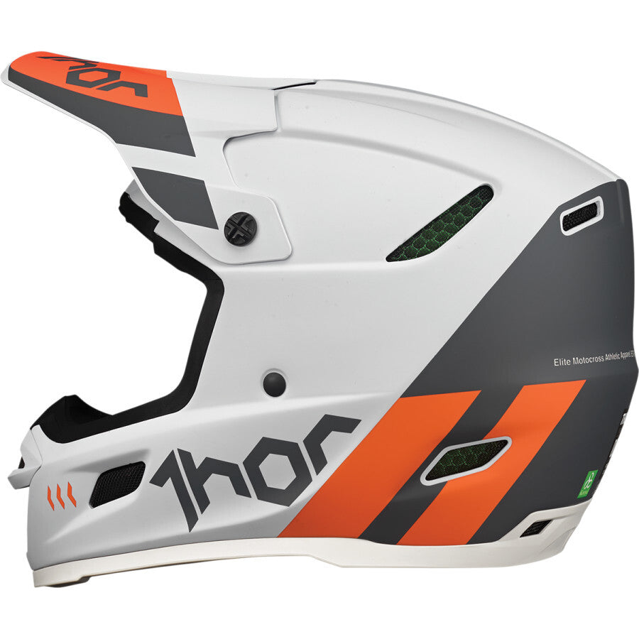 Thor 2024 Reflex Cube Grey/Orange Helmet