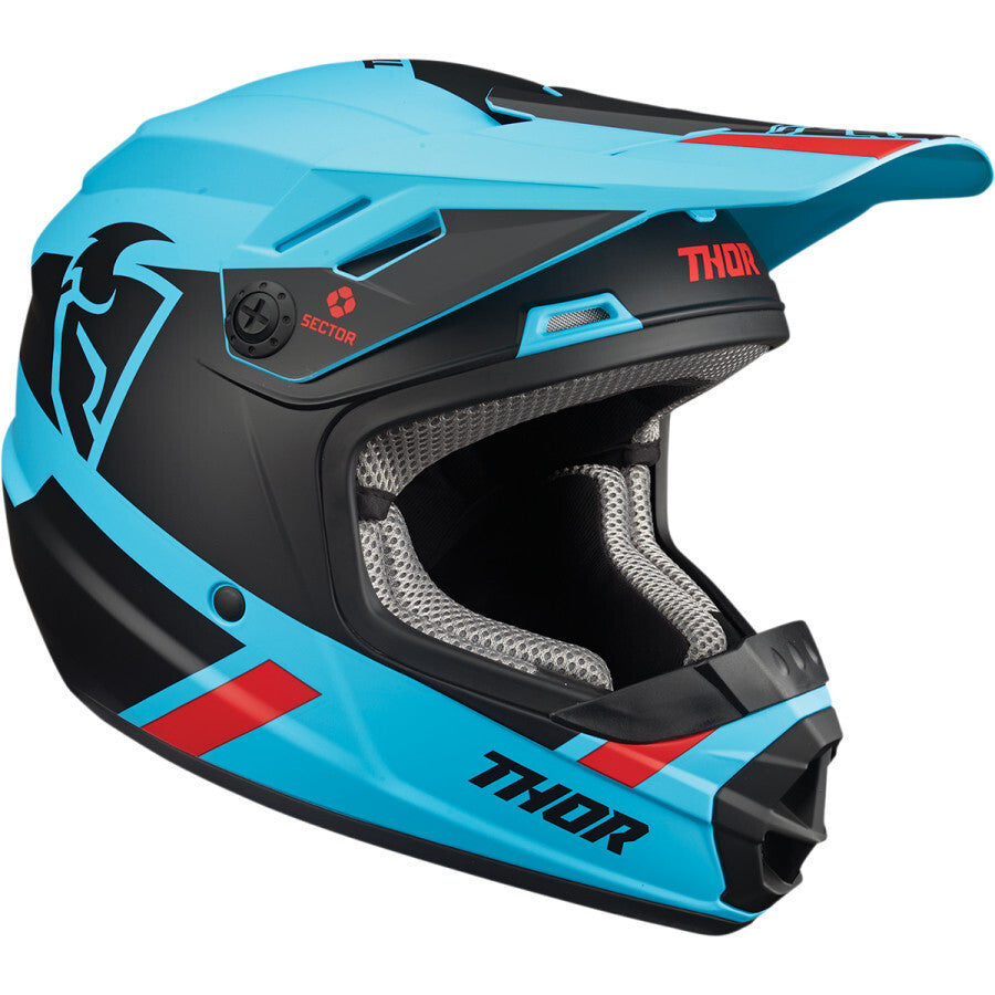 Thor 2024 Sector MIPS Split Blue/Black Youth Helmet