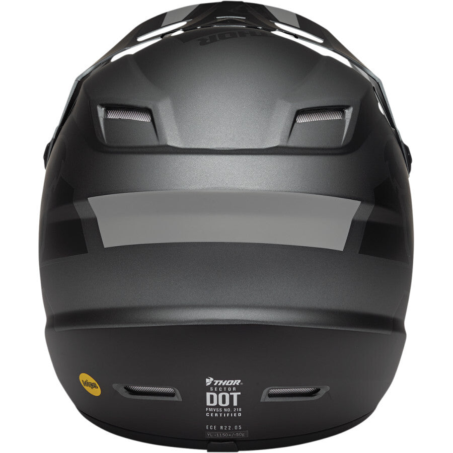 Thor 2024 Sector MIPS Split Charcoal/Black Youth Helmet