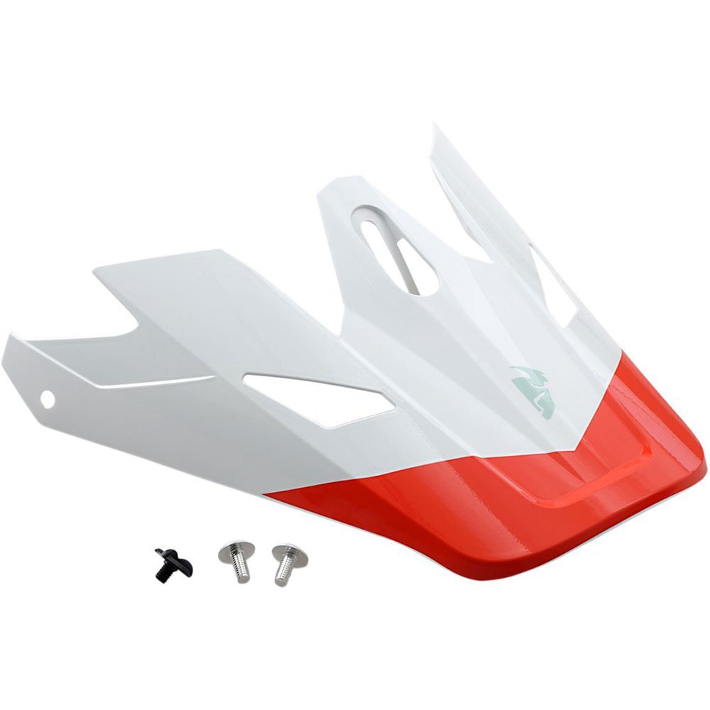 Thor Replacement Visor Peak for Sector Helmets Bomber White/Red