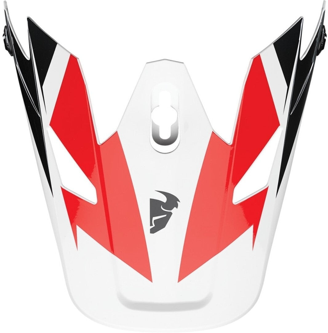 Thor Replacement Visor Peak for Sector Helmets Fader Red/Black