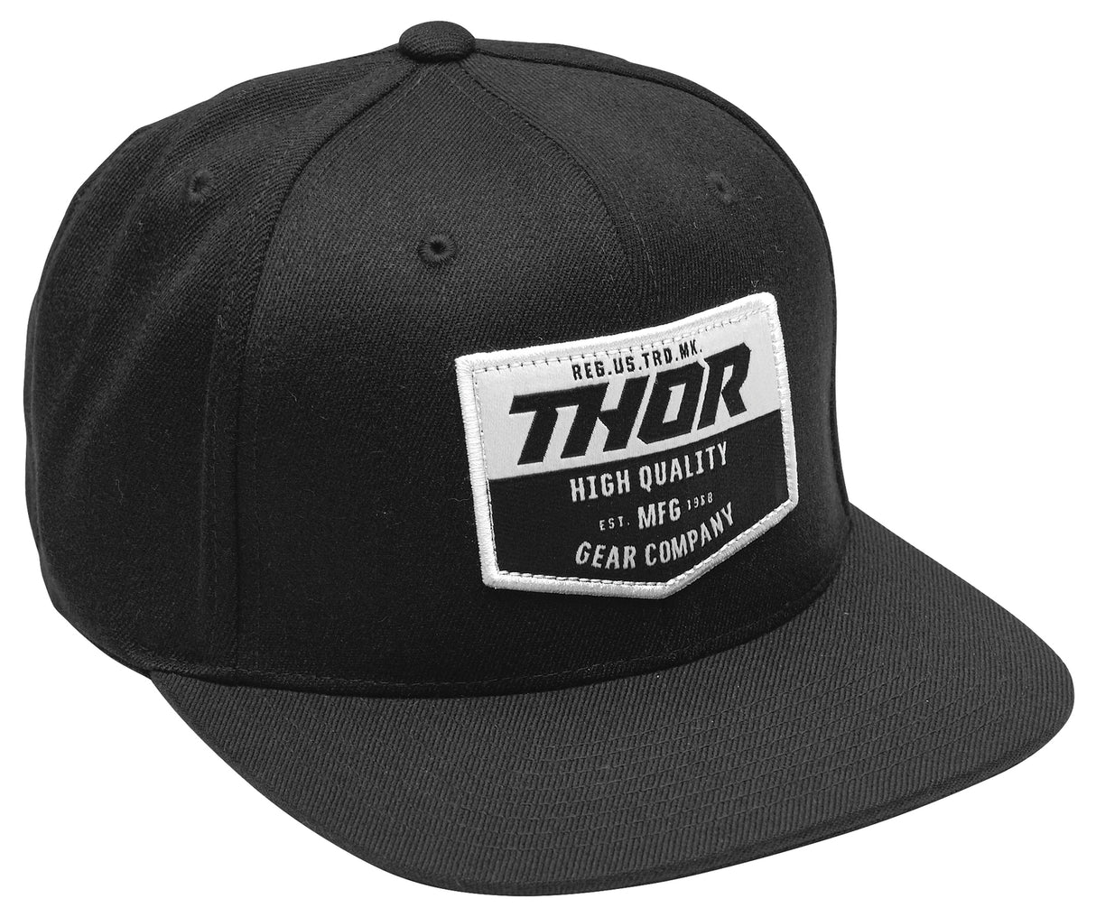 Thor Chevron Snapback Hat Black