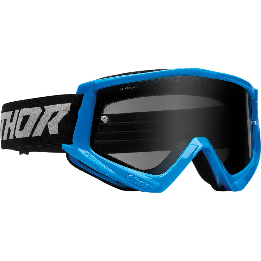 Thor Combat Racer Sand Goggles Blue/Grey