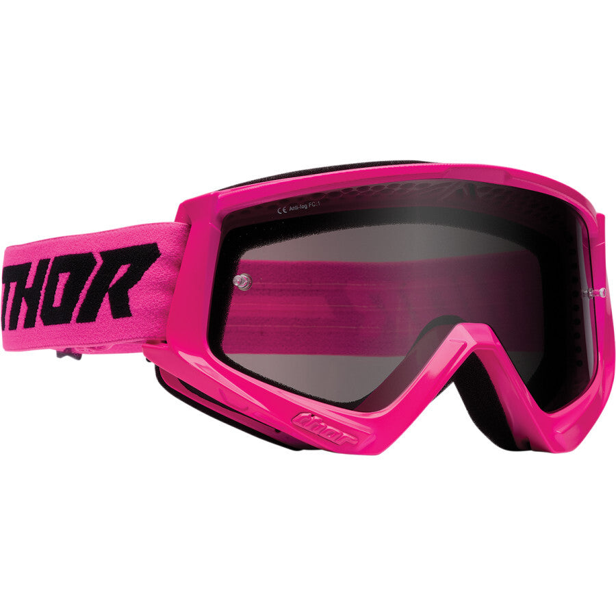 Thor Combat Racer Sand Goggles Fluro Pink/Black