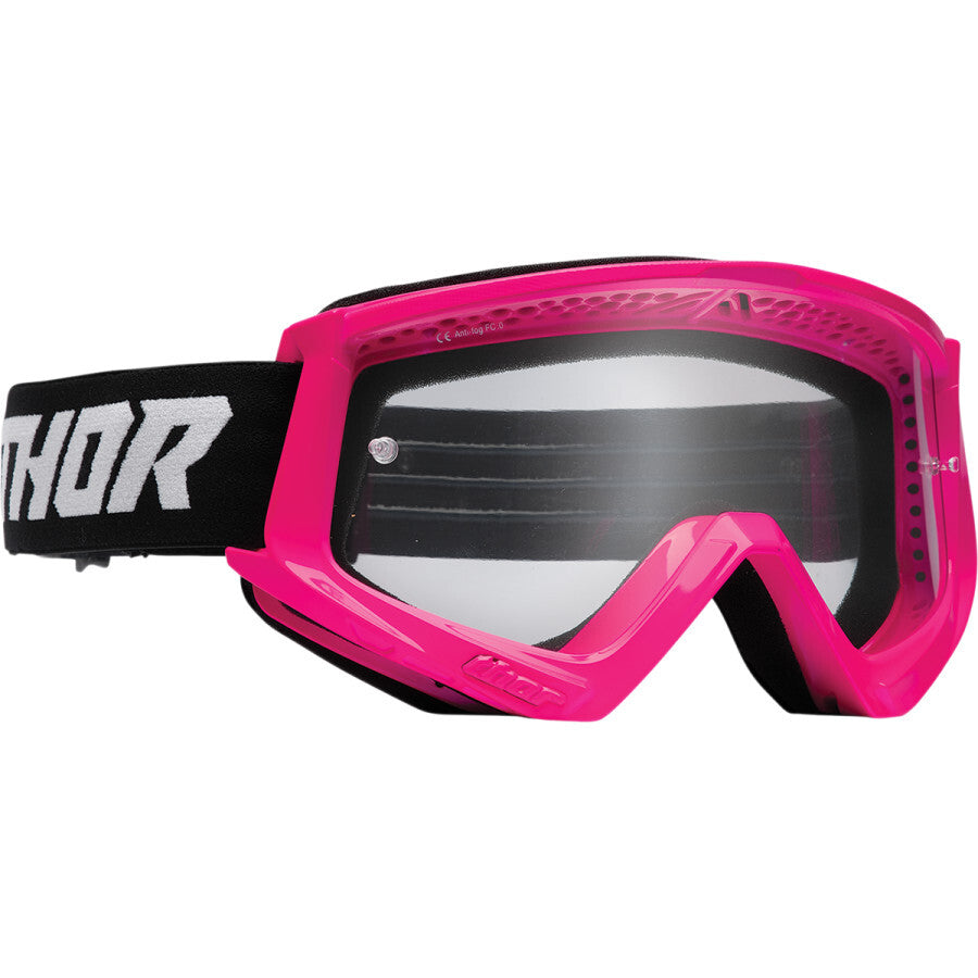 Thor Combat Racer Goggles Fluro Pink/Black