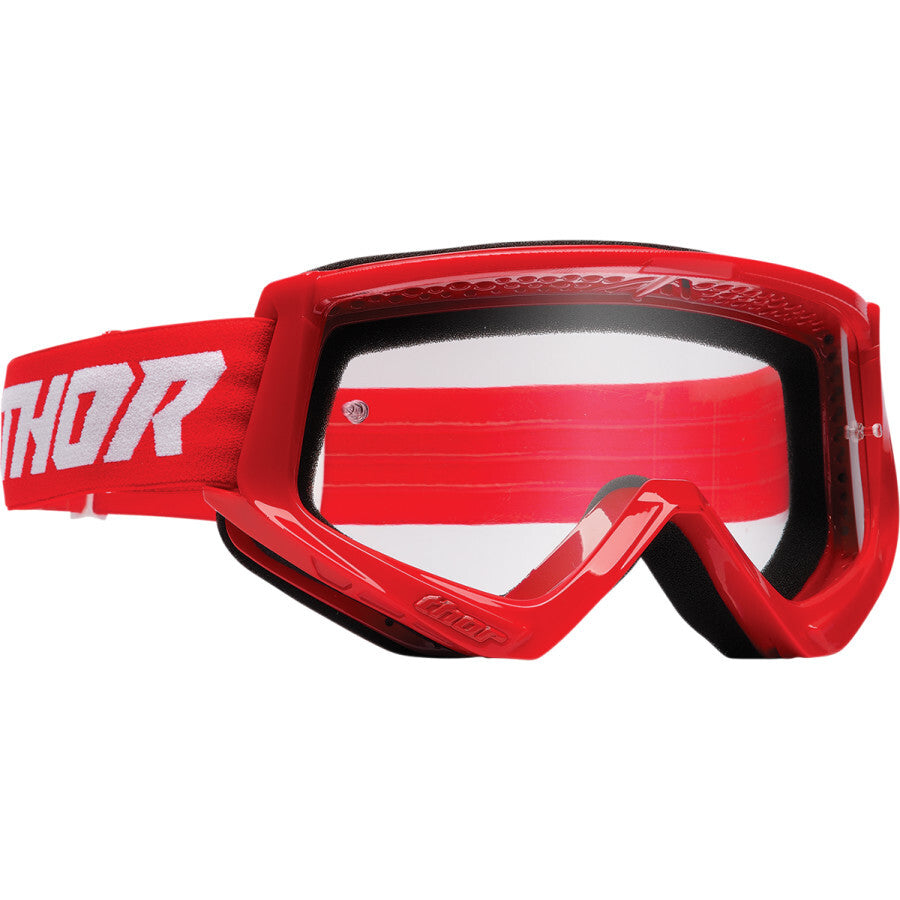 Thor Combat Racer Goggles Red/White