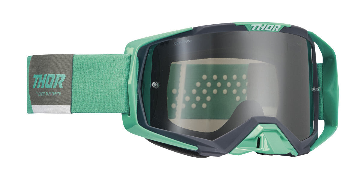 Thor Activate Goggles Teal/Charcoal w/Mirror Smoke Lens