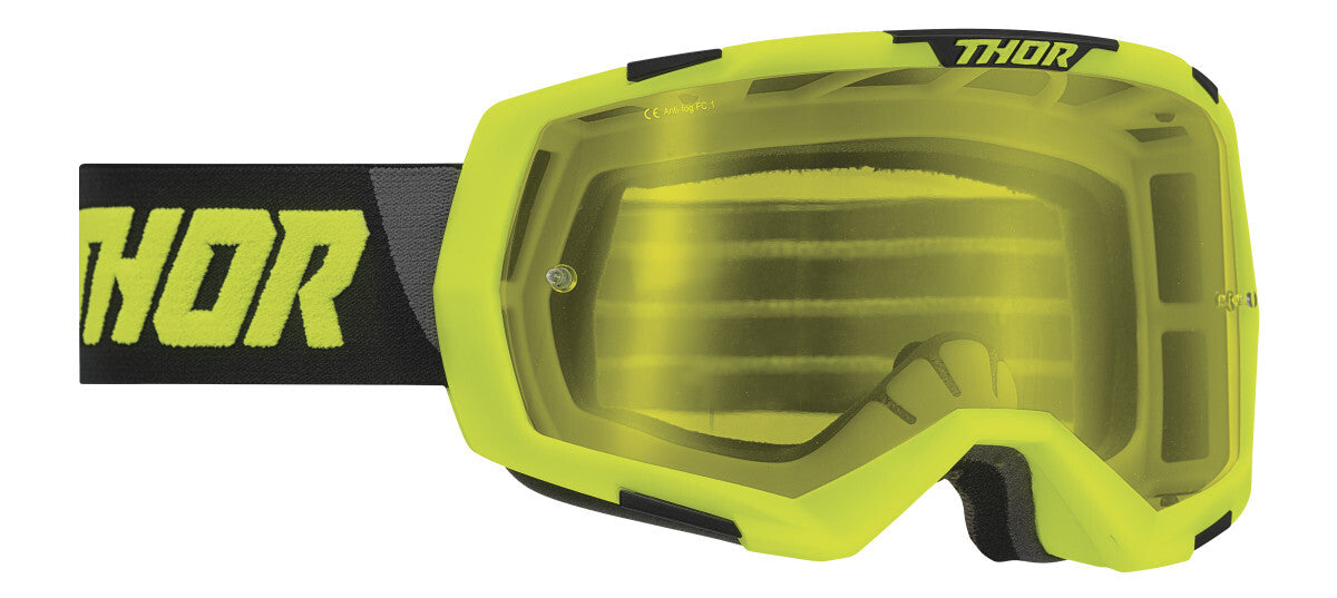 Thor Regiment Goggles Acid/Black w/Yellow Lens