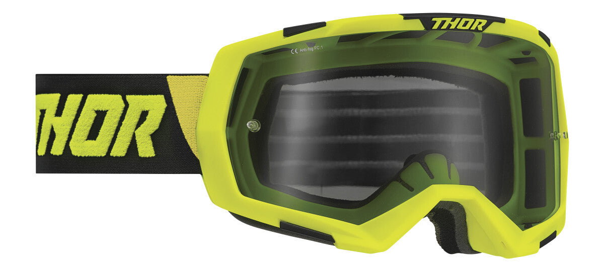 Thor Regiment Goggles Lime/Black w/Smoke Lens