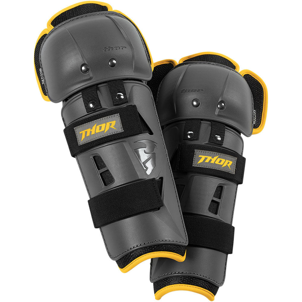 Thor Sector GP Black Knee Guards