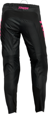 Thor 2024 Sector Minimal Black/Fluro Pink Womens Pants