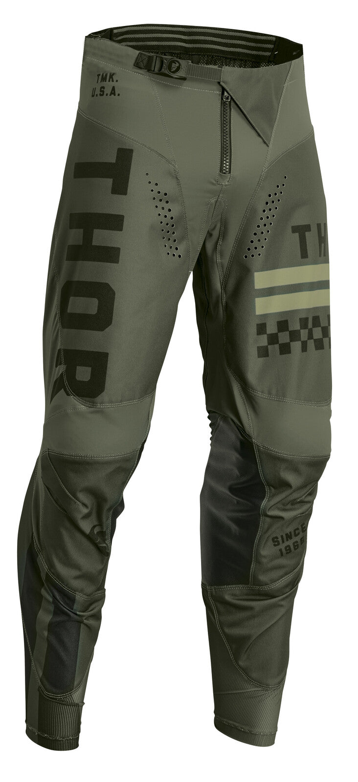 Thor 2024 Pulse Combat Army/Black Youth Pants