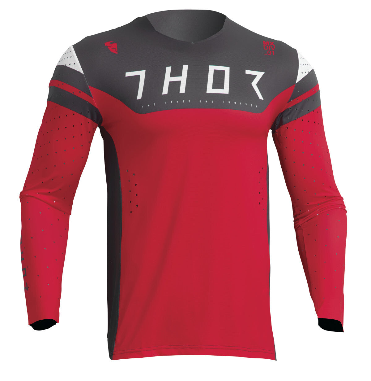 Thor 2023 Prime Rival Red/Charcoal Jersey