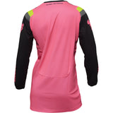 Thor 2024 Pulse Rev Charcoal/Fluro Pink Womens Jersey