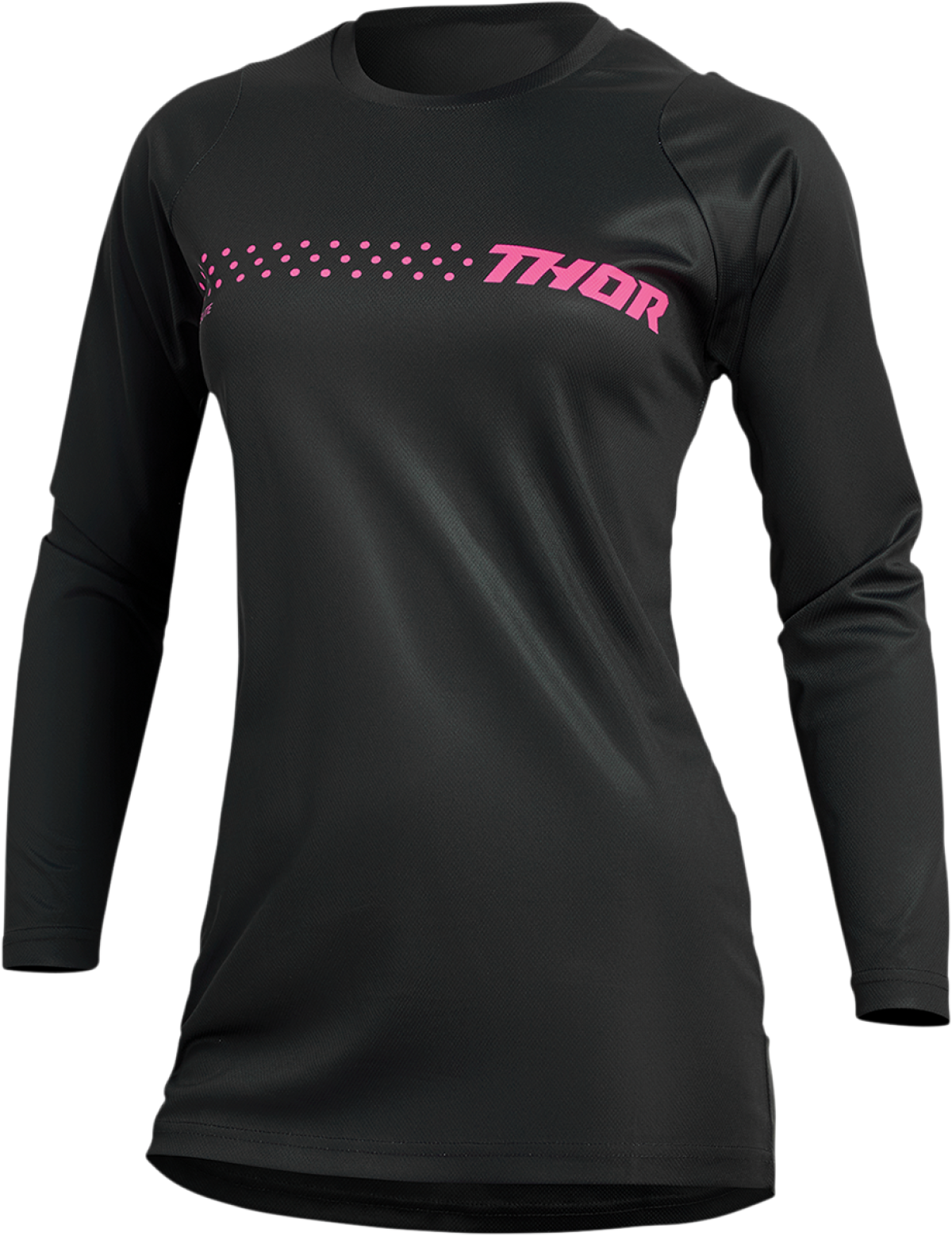 Thor 2024 Sector Minimal Black/Fluro Pink Womens Jersey