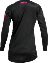 Thor 2024 Sector Minimal Black/Fluro Pink Womens Jersey